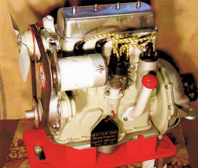Škoda Popular OHV, typ 912, 995 ccm, 1937