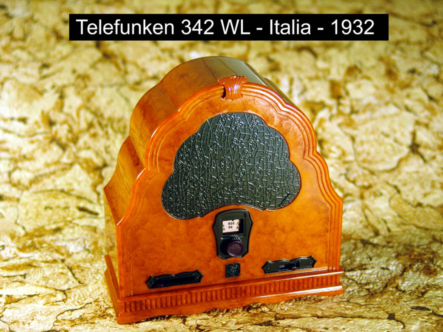 Telefunken 342 WL - Italia - 1932