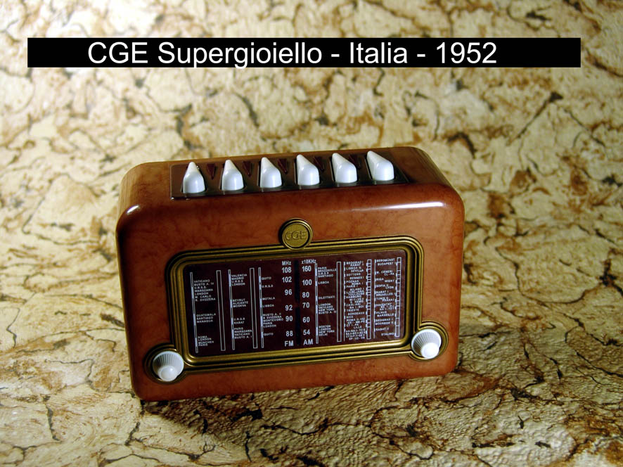 CGE Supergioiello - Italia - 1952   