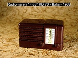 [r34] Radiomarelli "Fido" RD 76 - Italia - 1938
